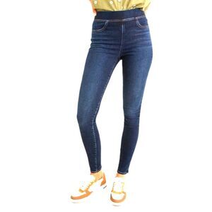Madewell Jeans Denim Pull On Skinny Stretch Elastic‎ Waist High Rise Blue 27